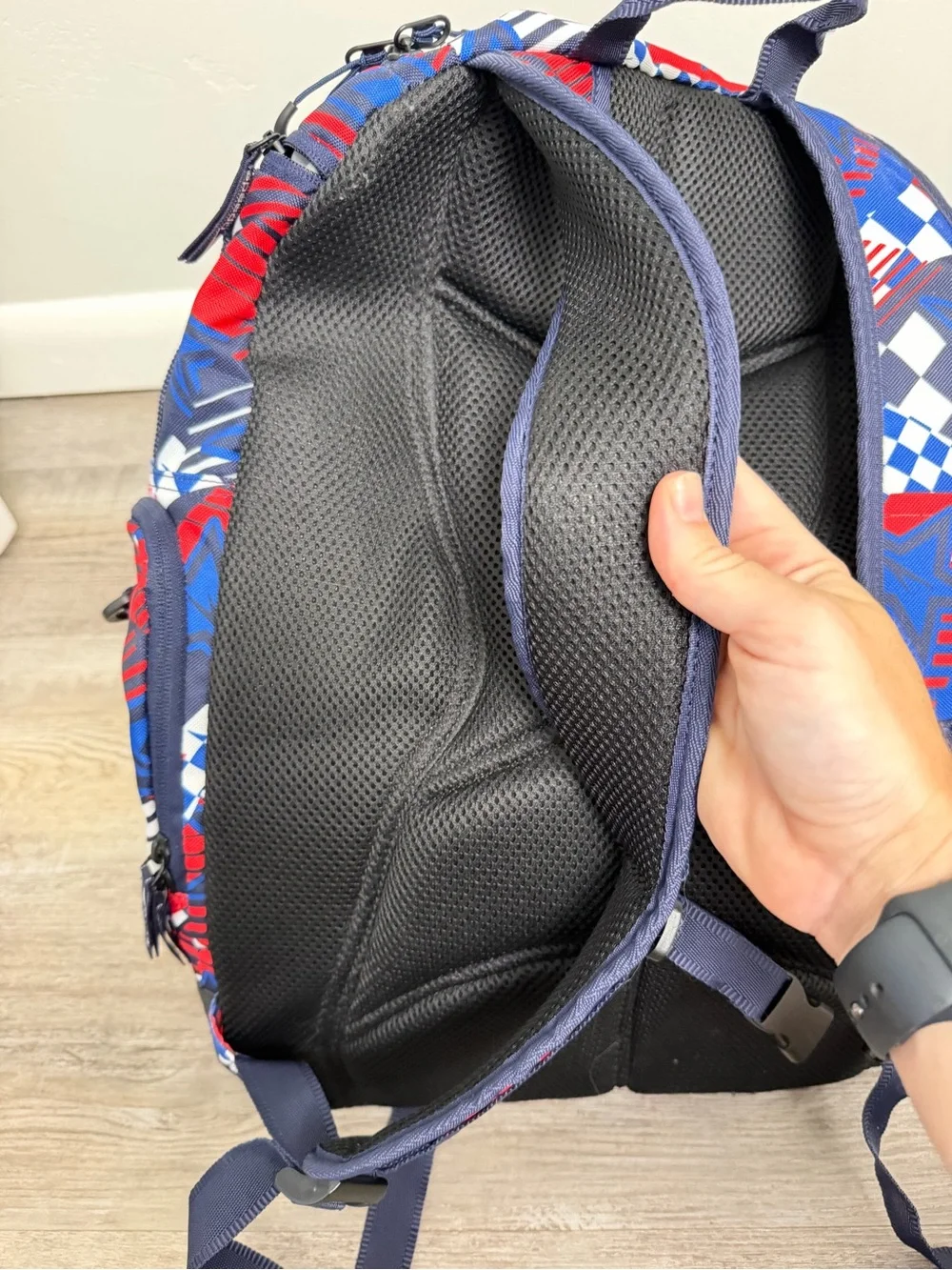 Speedo Teamster 35L Swim Backpack Red White Blue USA, NEW w/o tags